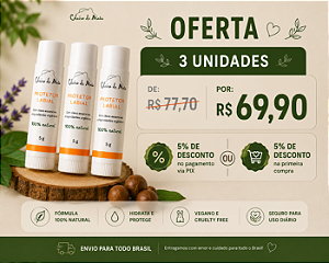Kit - Protetor Labial Natural 5g