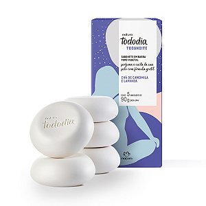 Sabonetes Em Barra Tododia - Todanoite - Chá de Camomila e Lavanda 5x90g