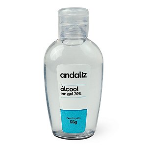 Álcool Gel 70% 55g - Andaliz