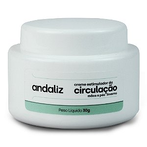Creme Estimulador da Circulação para Mãos e Pés 30g - Andaliz