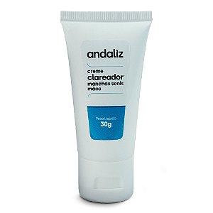 Creme Clareador Manchas Senis nas mãos 30g - Andaliz
