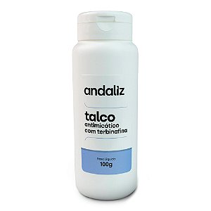 Talco Antimicótico com Terbinafina (elimina mau odor) 100g - Andaliz