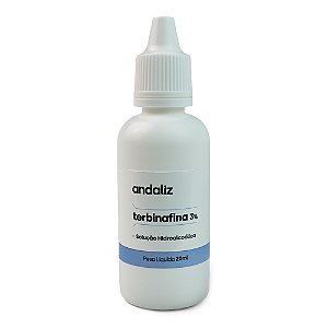 Terbinafina 3% (antifúngico para micoses de pele) 20ml - Andaliz