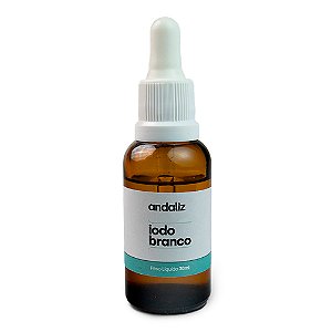 Iodo Branco (antisséptico e fortalecedor de unhas) 30ml - Andaliz