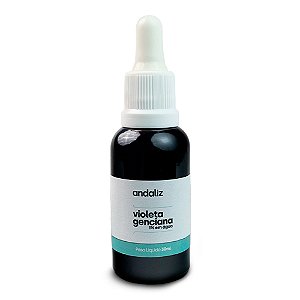 Violeta Genciana 1% em água (solução antisséptica) - 30ml - Andaliz
