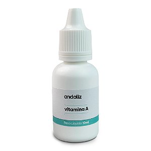 Vitamina A (antissinais para pele) 10ml - Andaliz