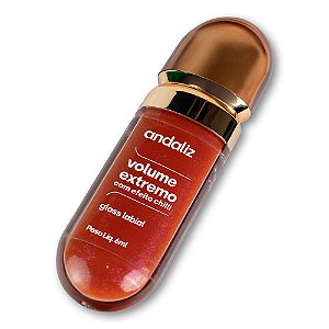 Gloss Labial Volume Extremo Vermelho 6ml - Andaliz