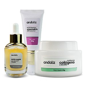 Kit Firmeza para Rosto, Colo e Pescoço – Andaliz