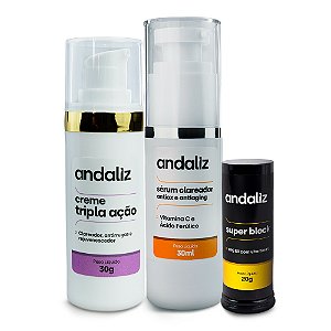 Kit Clareador Anti-Manchas com FPS 50 – Andaliz