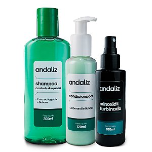 Kit Cabelos Antiqueda: Rotina Completa – Andaliz