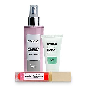 Kit Presente: Aroma, Mãos e Lábios – Andaliz