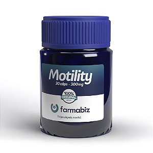 Motility 300mg (100% original) 30 cápsulas - Farmabiz