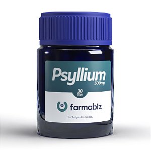 Psyllium (Plantago ovata) 30 cápsulas - Farmabiz
