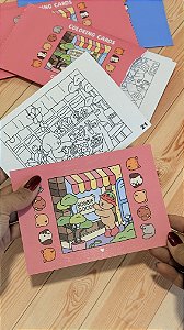 Cards Colecionáveis para Colorir - Bobbie Goods