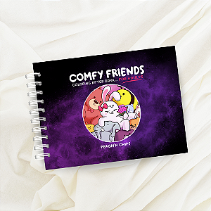 Livro de Colorir Comfy Friends – Coloring After Dark – Para Adultos