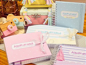 Álbum do Bebê com ou sem Caixa
