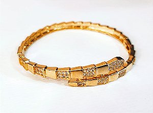 Bracelete de Cobra dourado
