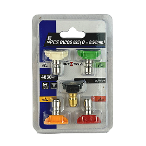 Kit Jogo 5 Bicos Engate Rápido 025 0,94mm Sigma Tools