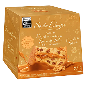 PANETTONE DE NOZES E RECHEIO DE DOCE DE LEITE 500G