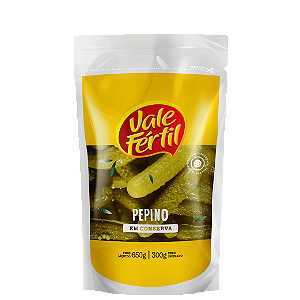 PEPINO EM CONSERVA VALE FÉRTIL 300G