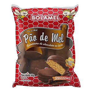 PÃO DE MEL COBERTURA CHOCOLATE AO LEITE 160G
