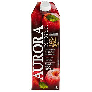 SUCO DE MAÇA INTEGRAL AURORA TP 1,5L