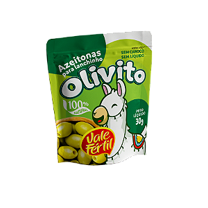OLIVITO SNACK DE AZEITONAS SEM CAROCO INFANTIL SACHE 30G