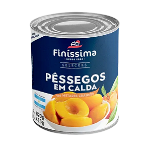 PESSÊGO ARGENTINO EM CALDAS FINÍSSIMA 485G METADE