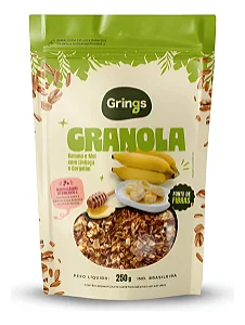GRANOLA BANANA  E MEL 250G