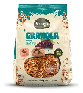 GRANOLA TRADICIONAL CASTANHA DO PARA E UVA PASSA 800G