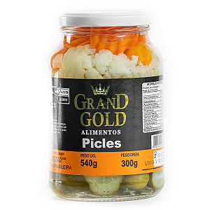 PICLES EM CONSERVA GRAND GOLD 300G