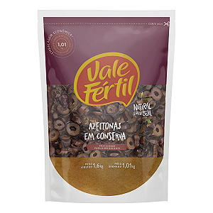 AZEITONA PRETA FATIADA SACHE VALE FERTIL 1KG