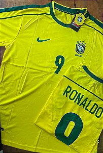 Camiseta retro Brasil 1998