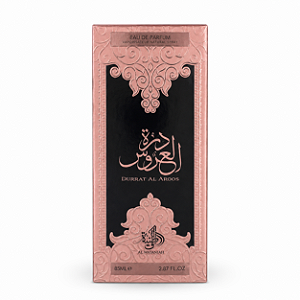 Durrat Al Aroos -Perfume Árabe Feminino Durrat Al Aroos Al Wataniah 85ml – Baunilha, Açafrão e Almíscar