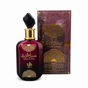 Sabah Al Ward - Perfume Feminino Sabah Al Ward Al Wataniah 100ml – Cacau, Baunilha e Flores Brancas