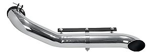 Kit Completo Escape Cromado Iveco Stralis 2012 A 2017 Esq 5p