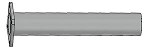 Tubo Cano Escapamento Vw 7.100 A 8.150 Mwm Sem Freio Motor