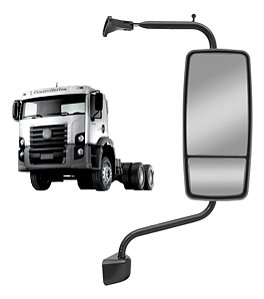 Espelho Retrovisor Bifocal Vw 13180 A 31320 Até 2011 Convexo