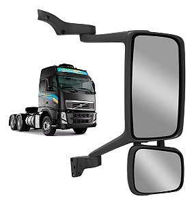 Retrovisor Volvo Fh Fm 2010 A 2021 Com Desembaçador Direito