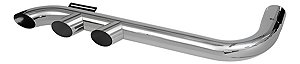 Tubo Lateral Cromado 4 03 Saidas 1270mm