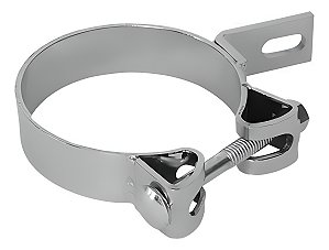 Abraçadeira Suporte 4,5 Pol Cromada Escapament Mb New Actros