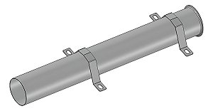 Tubo Terminal Silencioso 4 Vw Const 17280/24280 Advan Euro 5