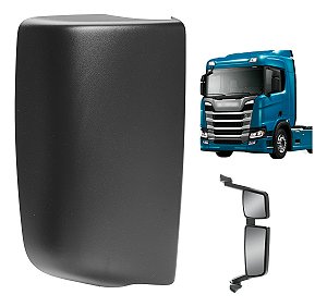 Capa Espelho Retrovisor Scani P/g/r/s 2019 A 2022 Direito