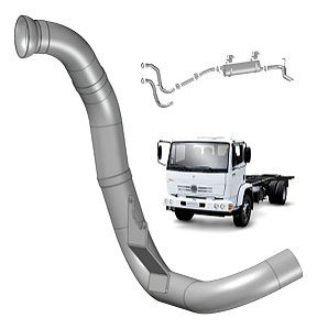 Tubo Cano Motor Escapamento Mercedes 1318 / 1718e Até 2011