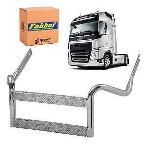 Escada Estribo Caixa Bateria Volvo Fh/fm/nh Curta Até 2014