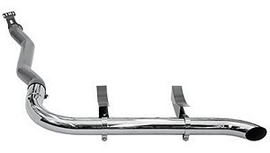 Kit Escapamento Cromado Scania P/g/r 2008 A 2011 159cm Esque