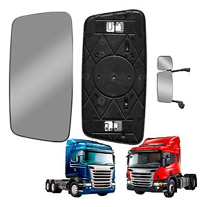 Lente Retrovisor Scani P250 270 310 340 360 Até 2018 Desemb