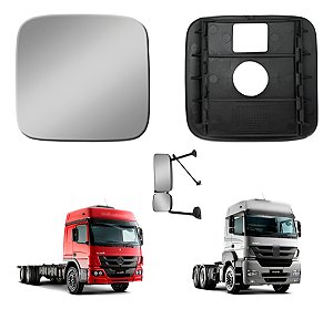 Lente Retrovisor Menor Mb Axor / Atego 2014/2021 Cm Desemb