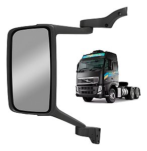 Conj Espelho Retrovisor Volvo Fh Fm 2010 A 2021 Lado Esquerd