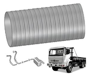 Flexível Inox Escapamento Mb 1728 2423k Elet Até 2011 Euro 3